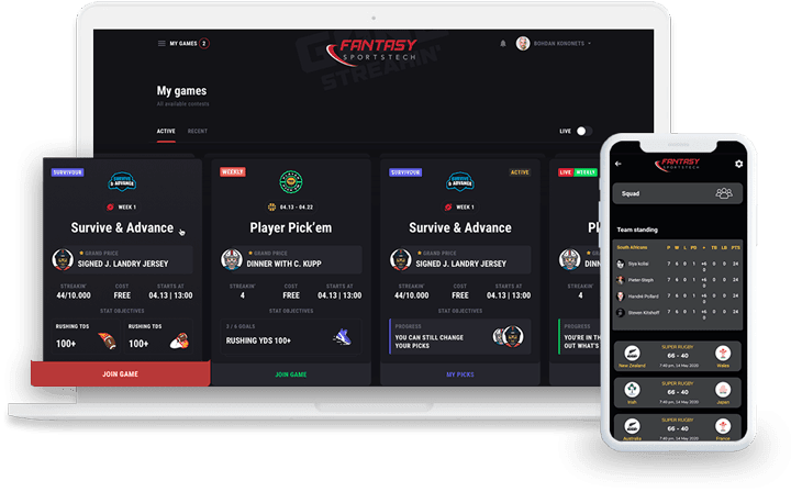 Fantasy Football Website and Mobile Applications